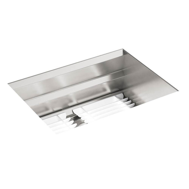 Kohler - Prolific 23'' undermount single-bowl workstation kitchen sink - Stainless Steel
