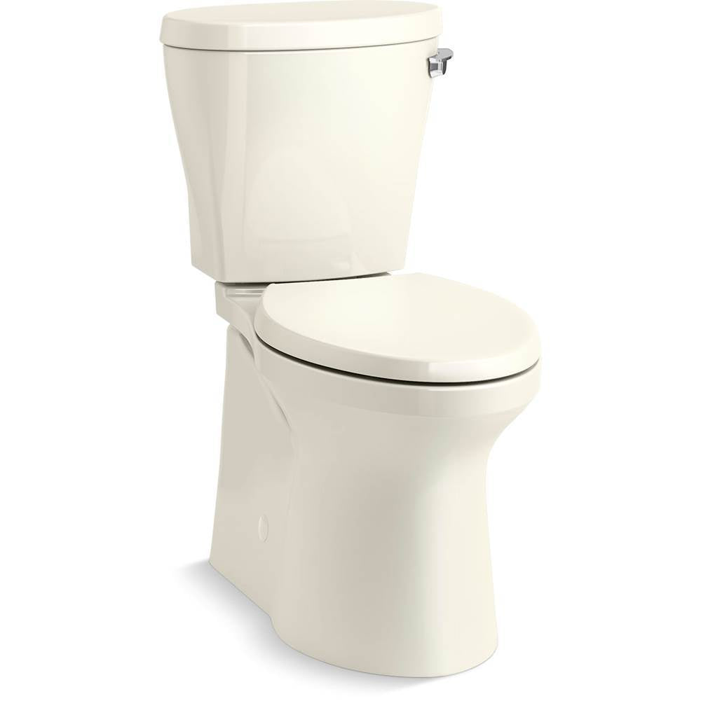 Kohler - Betello Two-piece elongated toilet with skirted trapway, 1.28 gpf - Biscuit