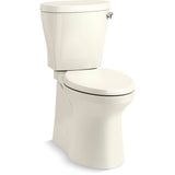 Kohler - Betello Two-piece elongated toilet with skirted trapway, 1.28 gpf - Biscuit
