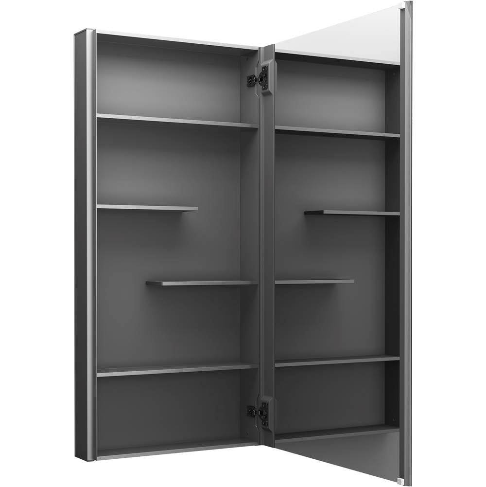 Kohler - Maxstow 20'' W x 40'' H medicine cabinet - Dark Anodized Aluminum