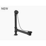Kohler - AntiqueE Bath drain, chain and rubber stopper - Matte Black
