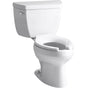 Kohler - Wellworth Classic Two-piece elongated toilet, 1.6 gpf - White