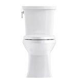 Corbelle Two-piece elongated toilet with skirted trapway, 1.28 gpf