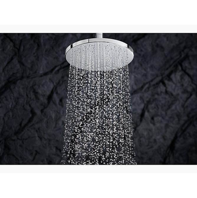 Contemporary Round 12'' single-function rainhead, 2.5 gpm