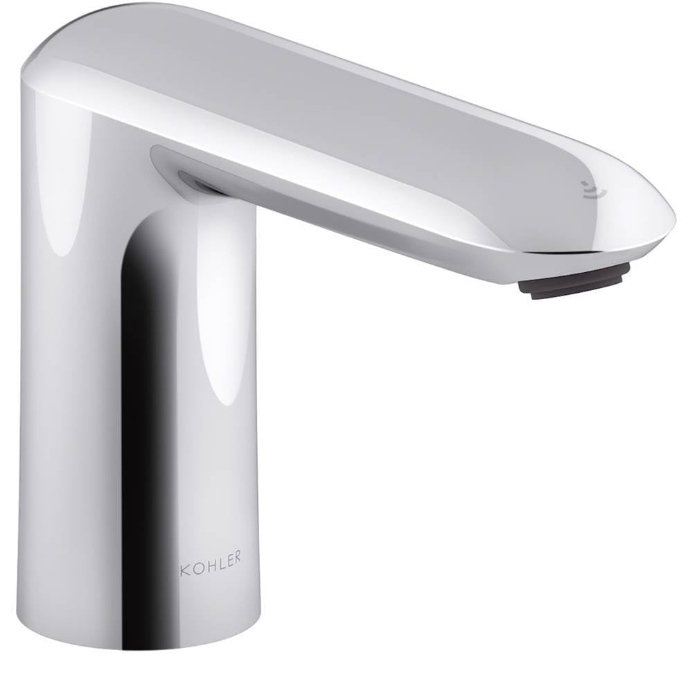 Kohler - Kumin Touchless faucet with Kinesis sensor technology and temperature mixer, AC-powered - Polished Chrome