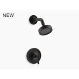 Kohler - Purist Rite-Temp shower trim kit with lever handle, 2.5 gpm - Matte Black