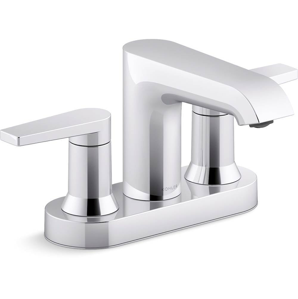 Kohler - Hint Centerset bathroom sink faucet, 1.2 gpm - Polished Chrome