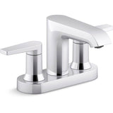 Kohler - Hint Centerset bathroom sink faucet, 1.2 gpm - Polished Chrome