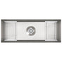 Kohler - Prolific 44'' undermount single-bowl workstation kitchen sink - Stainless Steel