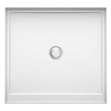 Rely 36'' x 34'' alcove shower base, center drain