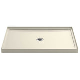 Kohler - Rely 48-in x 34-in Single-Threshold Shower Base with Center Drain, Ice Grey