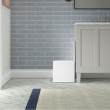 2.5-gallon slim step trash can