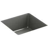Kohler - Verticyl 13'' square undermount bathroom sink - Thunder Grey