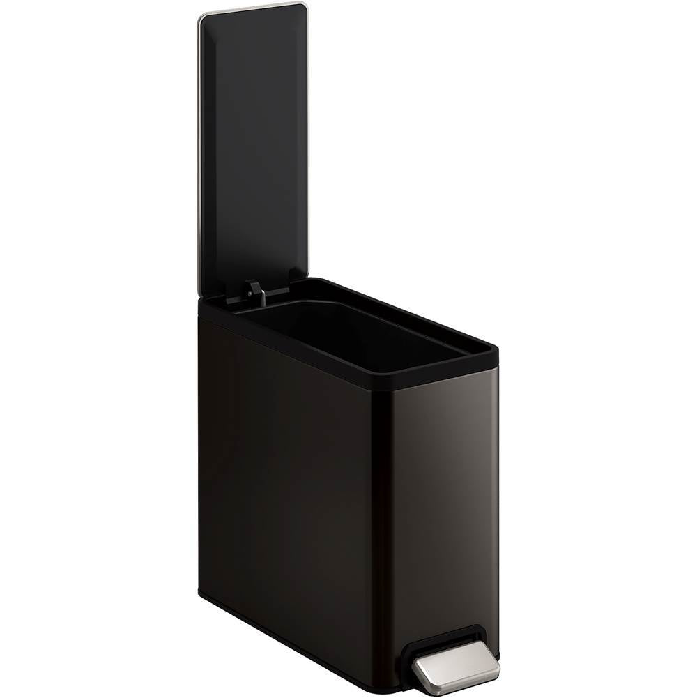 2.5-gallon slim step trash can