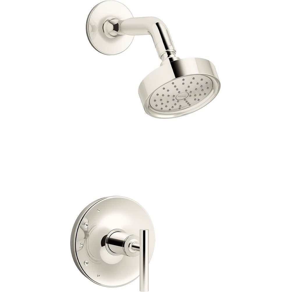 Kohler - Purist Rite-Temp shower trim kit with lever handle, 1.75 gpm - Vibrant Polished Nickel