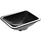 Kohler - Caxton 20-1/2'' rectangular undermount bathroom sink - Black
