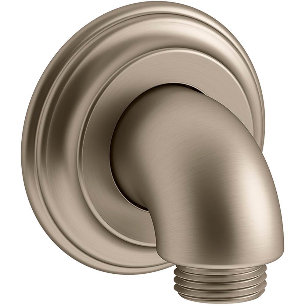 Kohler - Bancroft Wall-Mount Supply Elbow with Check Valve - Vibrant Brushed Bronze