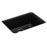 Kohler - Cairn 24-1/2'' undermount single-bowl kitchen sink - Matte Black