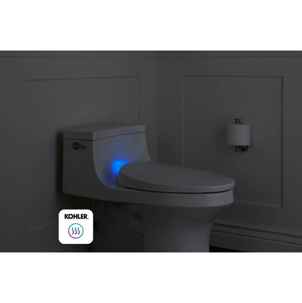 PureWarmth Heated round-front toilet seat