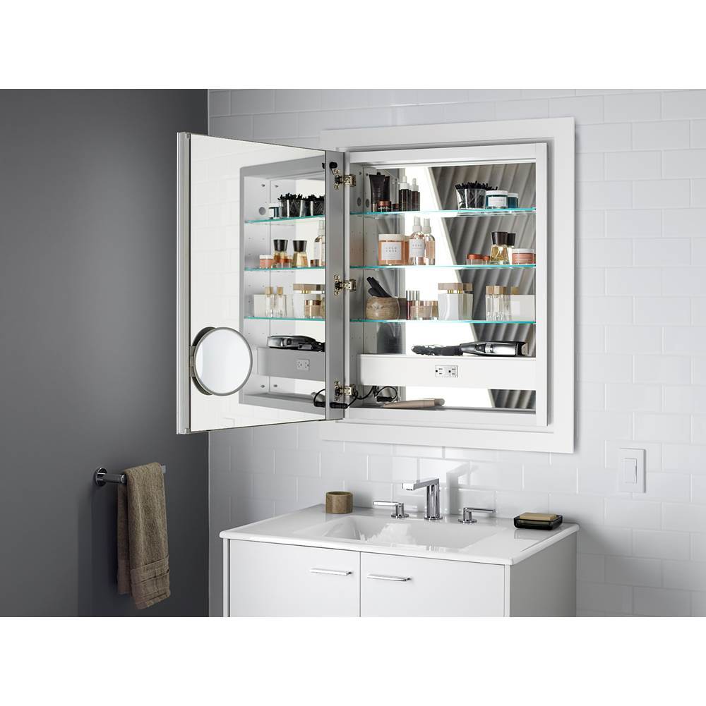 Verdera 24'' x 30'' lighted medicine cabinet