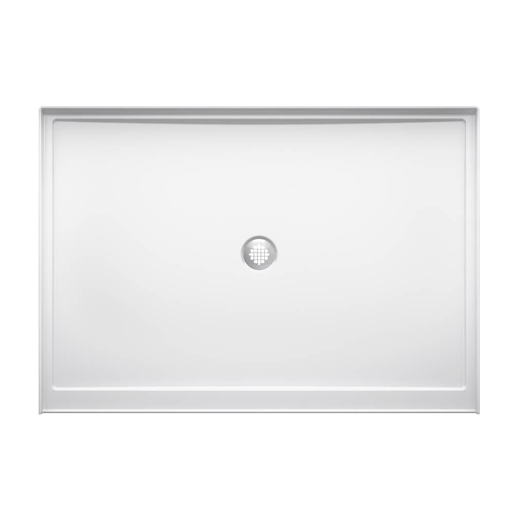 Rely 60'' x 42'' alcove shower base, center drain