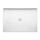 Rely 60'' x 42'' alcove shower base, center drain