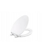 Kohler - Border ReadyLatch Quiet-CloseE elongated toilet seat with antimicrobial agent - Biscuit