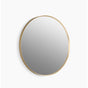 Kohler - Essential 28'' round framed mirror - Moderne Brushed Gold