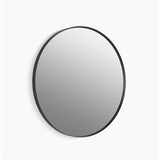 Kohler - Essential 28'' round framed mirror - Matte Black