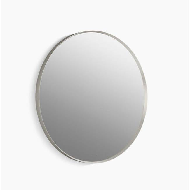 Kohler - Essential 28'' round framed mirror - Brushed Nickel