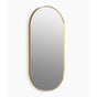 Kohler - Essential 20'' x 40'' capsule framed mirror - Moderne Brushed Gold