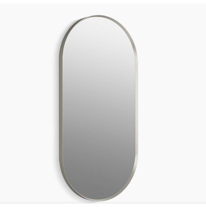 Kohler - Essential 20'' x 40'' capsule framed mirror - Brushed Nickel