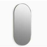 Kohler - Essential 20'' x 40'' capsule framed mirror - Brushed Nickel