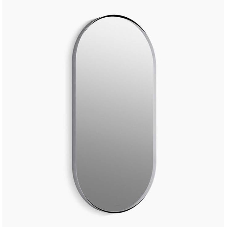 Kohler - Essential 20'' x 40'' capsule framed mirror - Polished Chrome