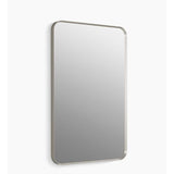 Kohler - Essential 22'' x 34'' rectangular framed mirror - Brushed Nickel