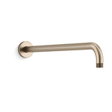 Kohler - Statement 19'' wall-mount single-function rainhead arm and flange - Vibrant Brushed Bronze