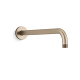 Kohler - Statement 15-1/2'' wall-mount single-function rainhead arm and flange - Vibrant Brushed Bronze