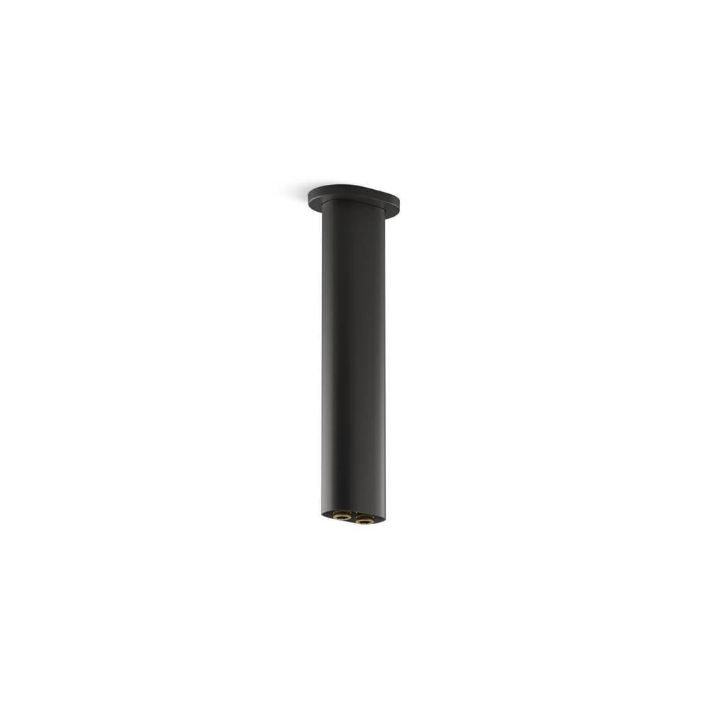 Kohler - Statement 10'' ceiling-mount two-function rainhead arm and flange - Matte Black