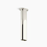Kohler - Statement 10'' ceiling-mount two-function rainhead arm and flange - Vibrant Polished Nickel