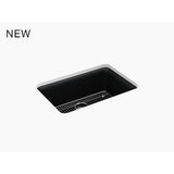 Kohler - Cairn 27-1/2'' undermount single-bowl kitchen sink - Matte Black