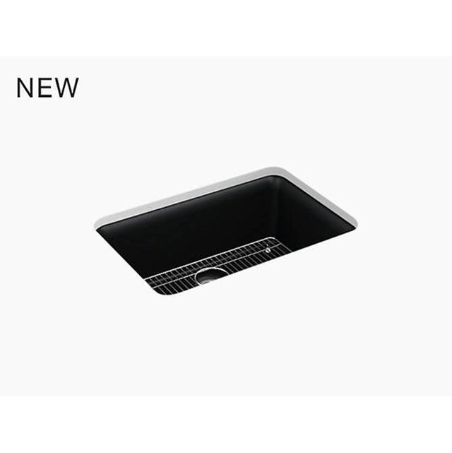 Kohler - Cairn 27-1/2'' undermount single-bowl kitchen sink - Matte Black