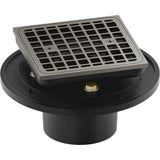 Kohler - Clearflo Square brass tile-in shower drain - Vibrant Brushed Nickel