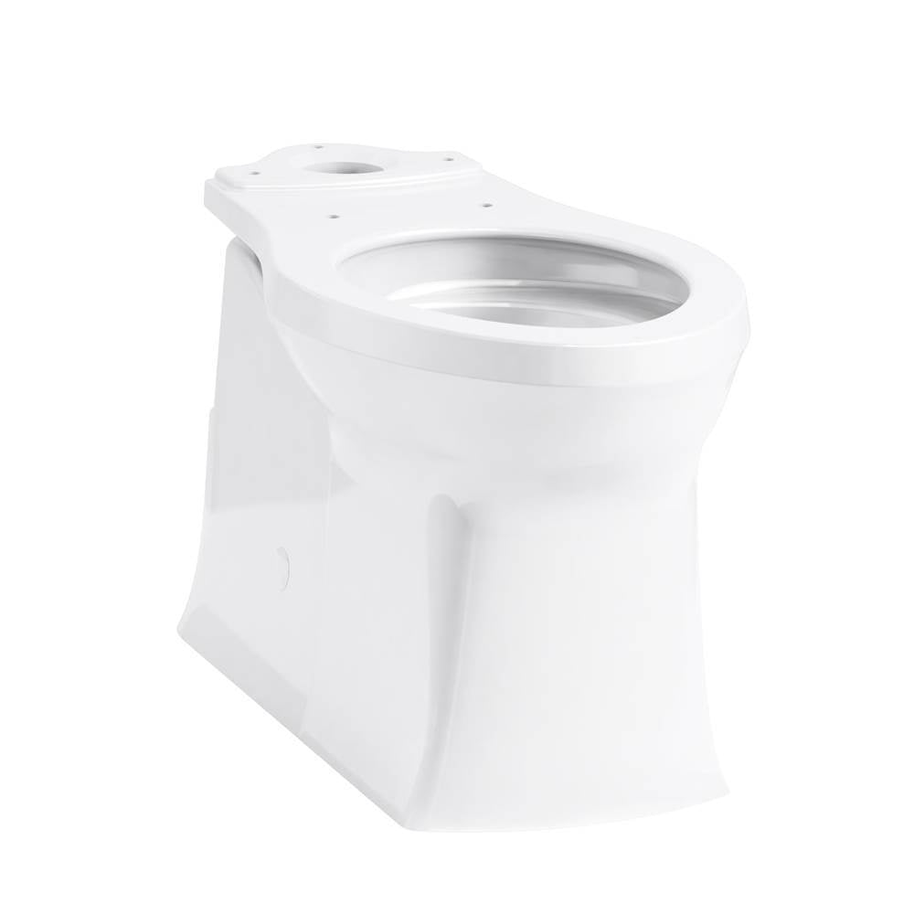 Kohler - Corbelle Elongated toilet bowl with skirted trapway - White