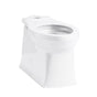 Kohler - Corbelle Elongated toilet bowl with skirted trapway - White
