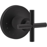 Kohler - Purist MasterShower volume control valve trim with cross handle - Matte Black