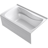 Kohler - Mariposa 60'' x 36'' alcove Heated BubbleMassageE air bath, right drain - White