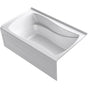 Kohler - Mariposa 60'' x 36'' alcove Heated BubbleMassageE air bath, right drain - White