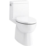 Kohler - Reach One-piece compact elongated toilet with skirted trapway, 1.28 gpf - White