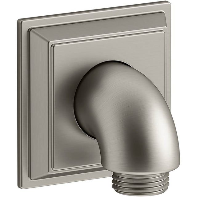 Kohler - Memoirs Stately Wall-mount supply elbow with check valve - Vibrant Brushed Nickel