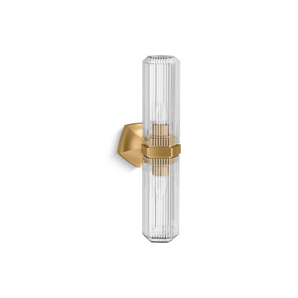 Kohler - Occasion Two-light sconce - Brushed Moderne Brass